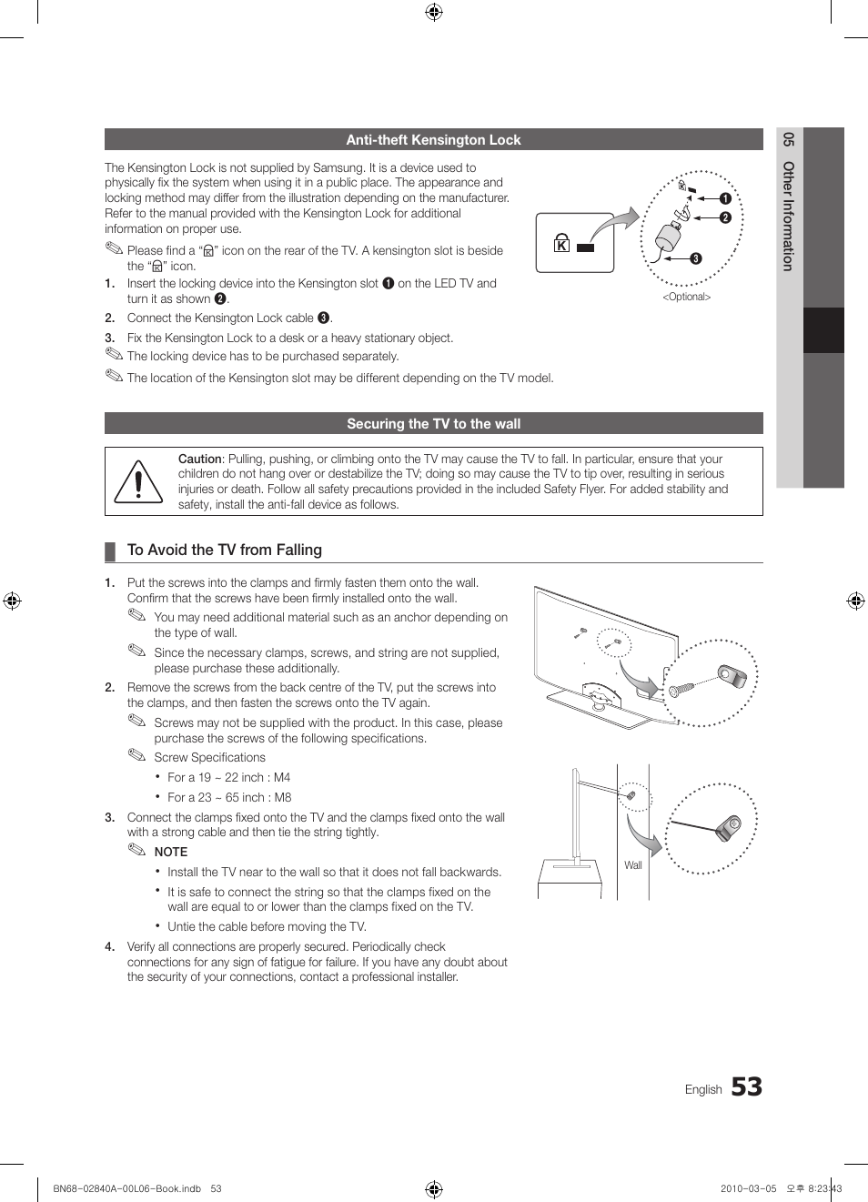 Samsung UE40C6600UW User Manual | Page 53 / 362