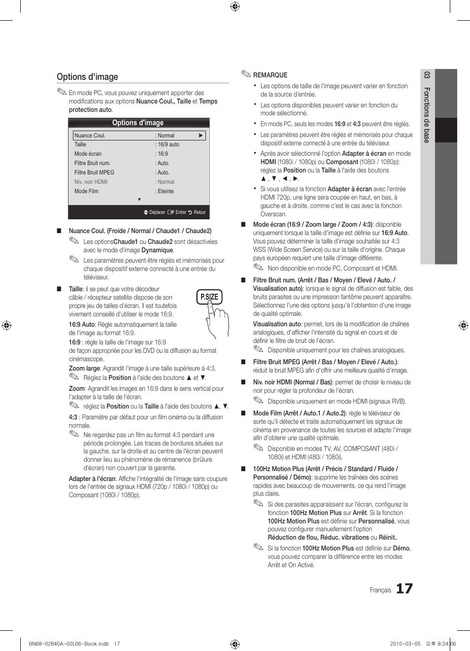 Samsung UE40C6600UW User Manual | Page 77 / 362