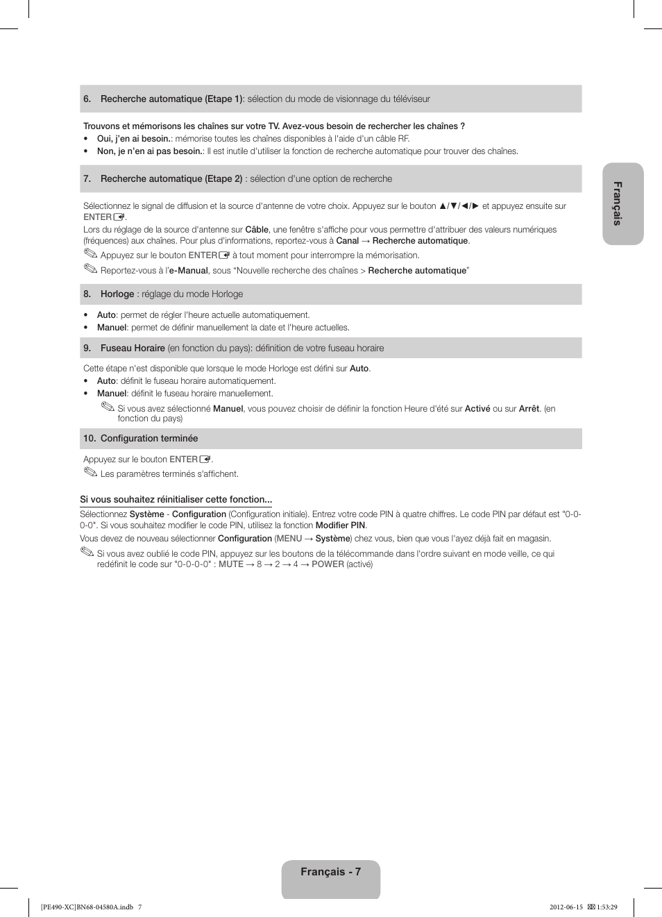 Samsung PS51E490B1W User Manual | Page 21 / 57
