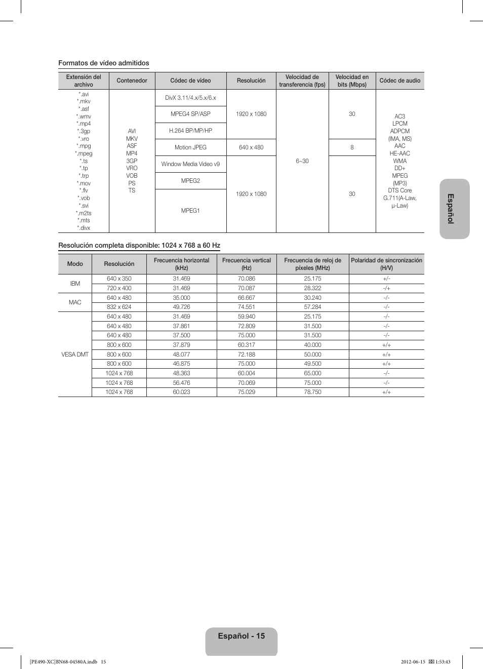 Samsung PS51E490B1W User Manual | Page 43 / 57
