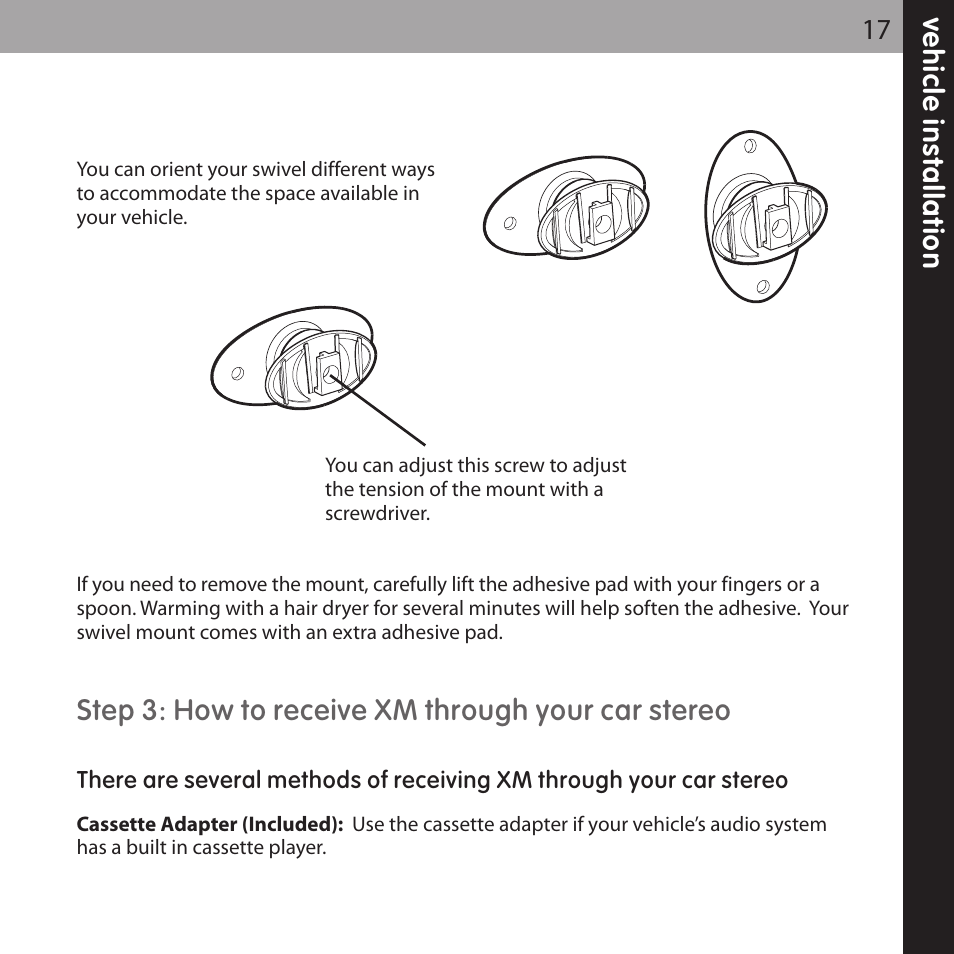 Audiovox XPRESS XMCK-20P User Manual | Page 17 / 62