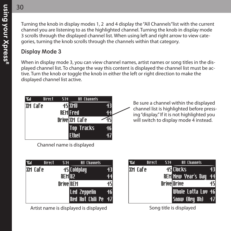 Audiovox XPRESS XMCK-20P User Manual | Page 30 / 62