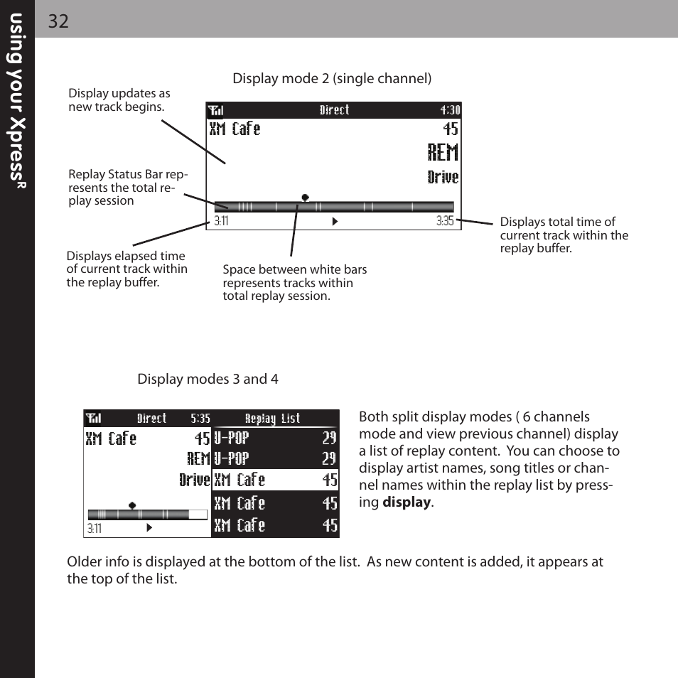 Audiovox XPRESS XMCK-20P User Manual | Page 32 / 62