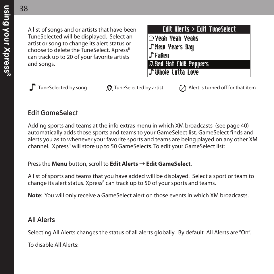Audiovox XPRESS XMCK-20P User Manual | Page 38 / 62