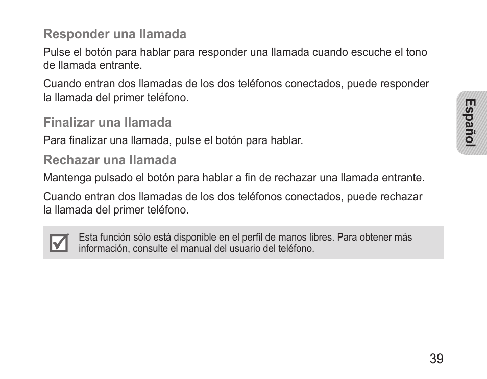 Samsung BHM1100 User Manual | Page 41 / 75