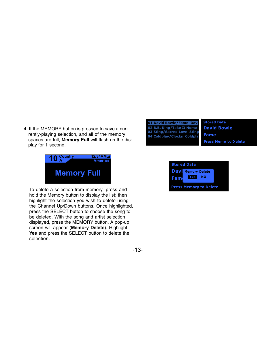 Audiovox XR9 User Manual | Page 13 / 35
