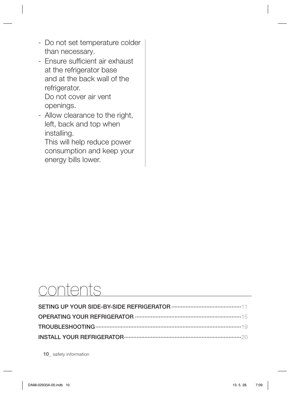 Samsung RR3773ATCSR User Manual | Page 10 / 112