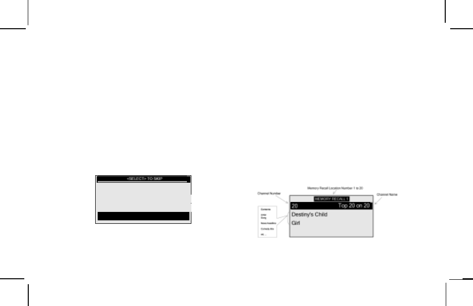 Channel skip/add | Audiovox XMH-10 User Manual | Page 18 / 42