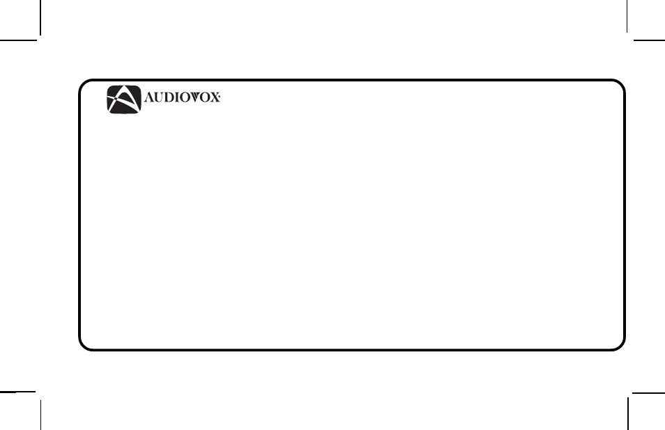 12 month limited warranty | Audiovox XMH-10 User Manual | Page 39 / 42