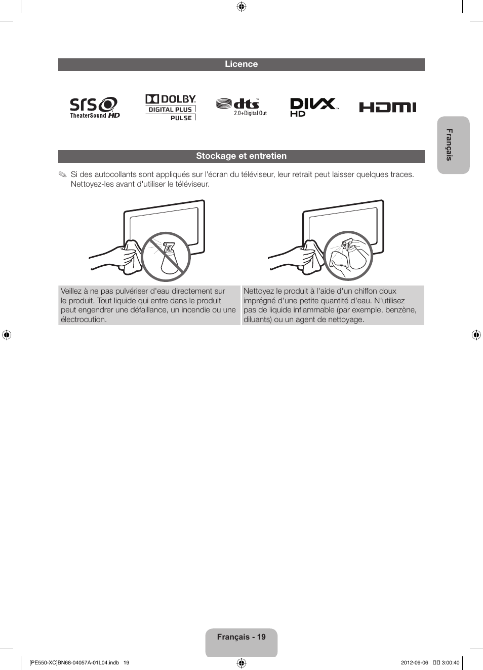 Samsung PS60E550D1W User Manual | Page 41 / 88