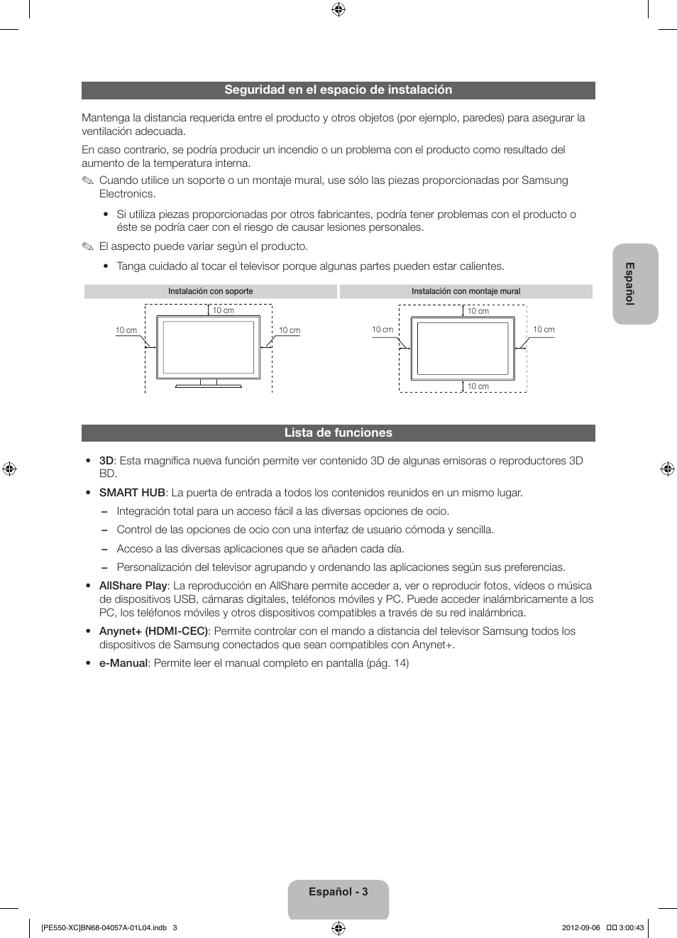 Samsung PS60E550D1W User Manual | Page 47 / 88