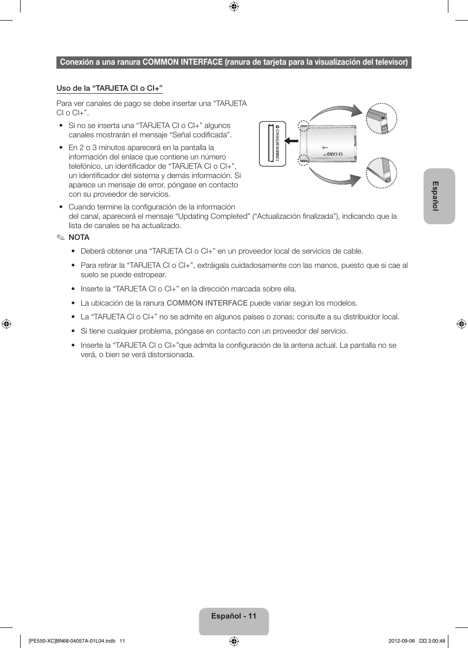 Samsung PS60E550D1W User Manual | Page 55 / 88