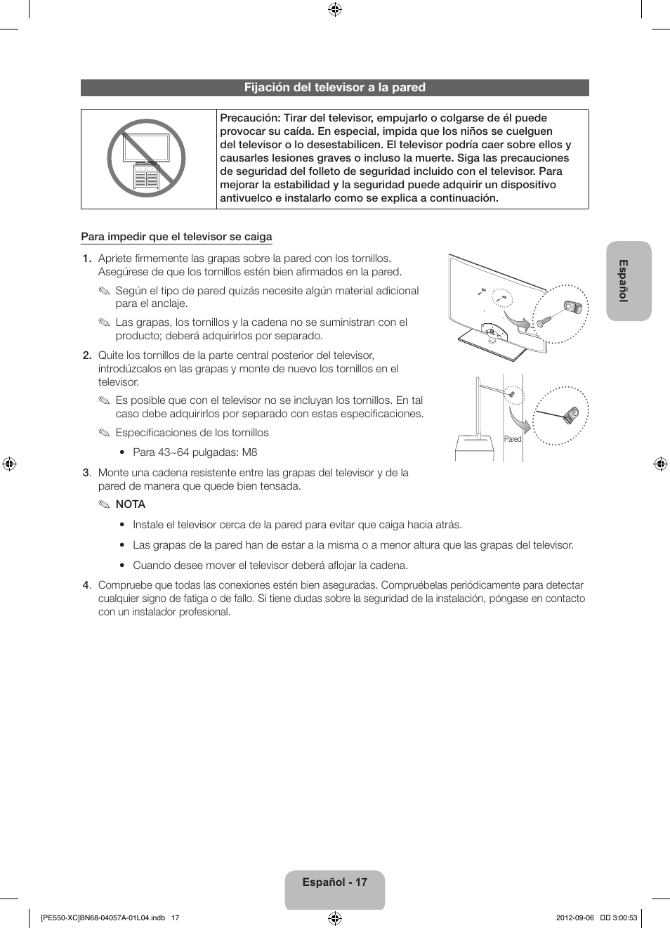 Samsung PS60E550D1W User Manual | Page 61 / 88