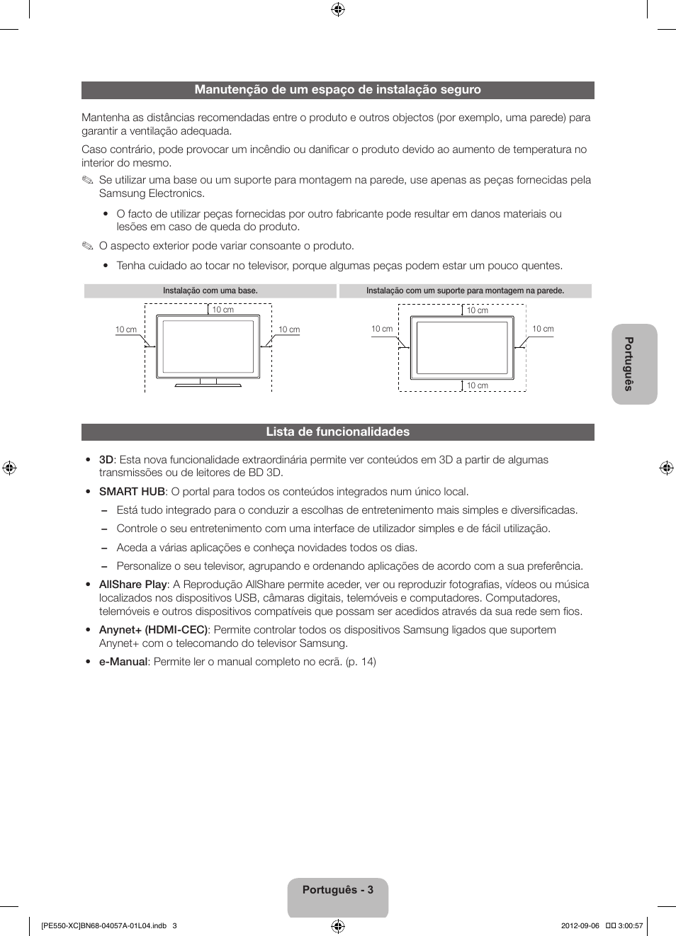 Samsung PS60E550D1W User Manual | Page 69 / 88