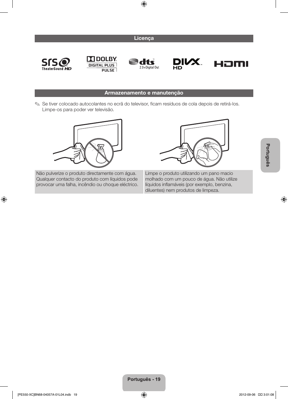 Samsung PS60E550D1W User Manual | Page 85 / 88