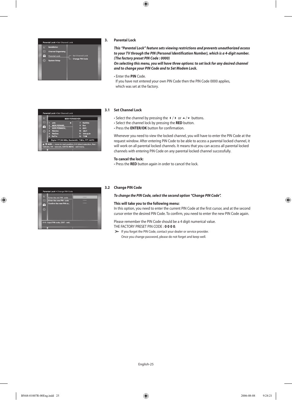 Samsung LE37S73BD User Manual | Page 27 / 81