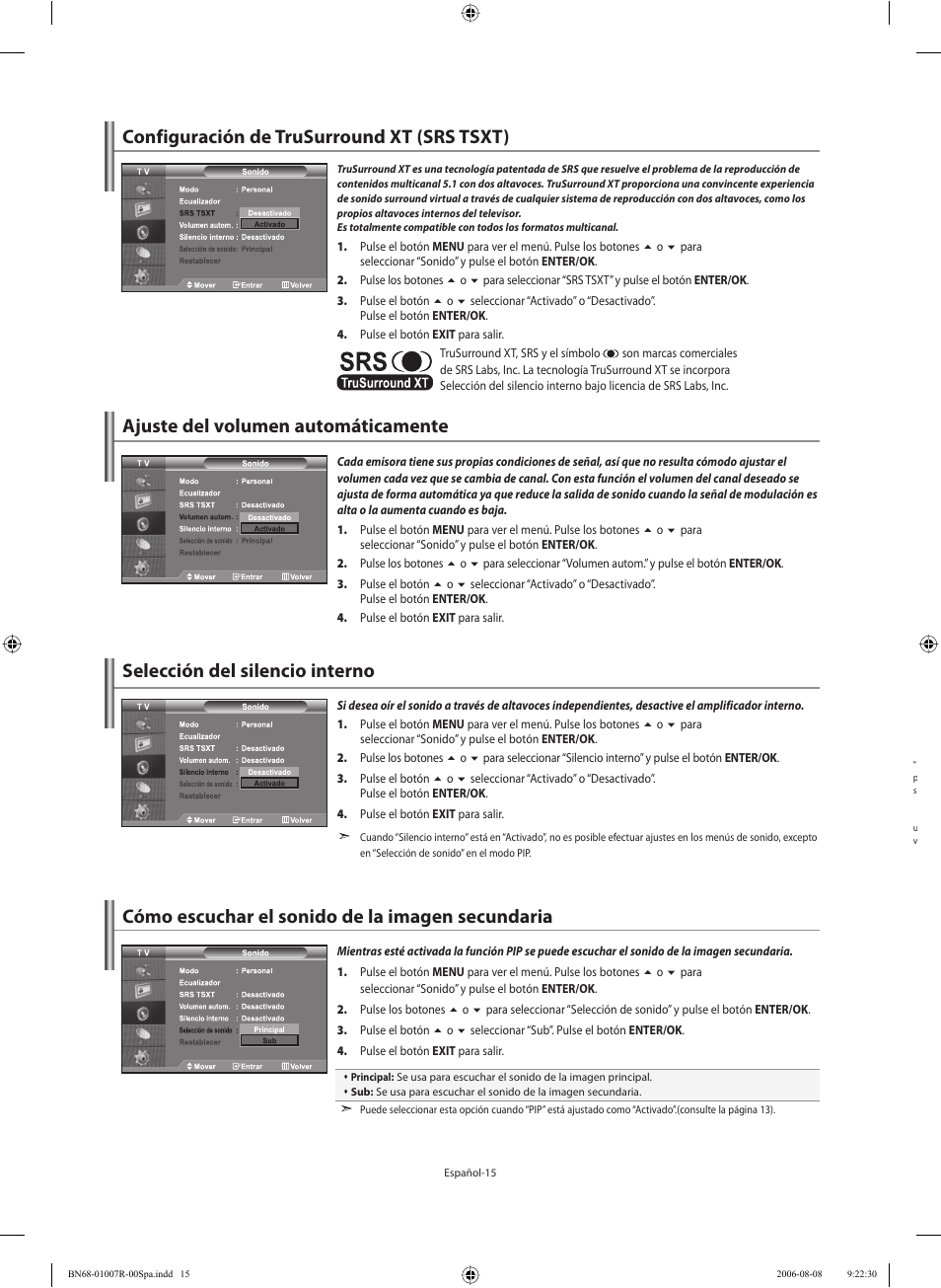 Samsung LE37S73BD User Manual | Page 56 / 81