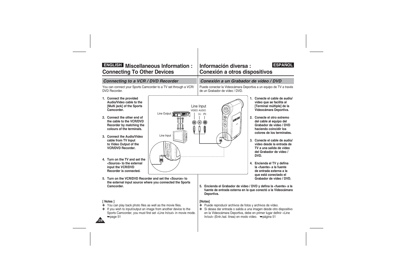 Samsung VP-X210L User Manual | Page 128 / 145