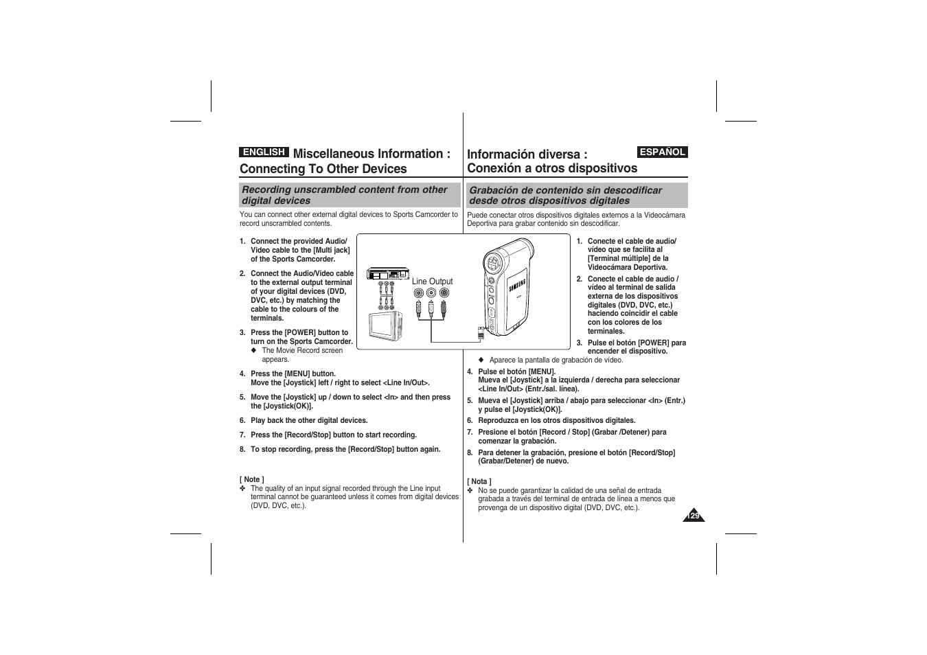 Samsung VP-X210L User Manual | Page 129 / 145