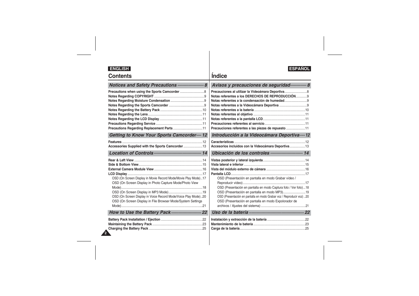 Samsung VP-X210L User Manual | Page 2 / 145