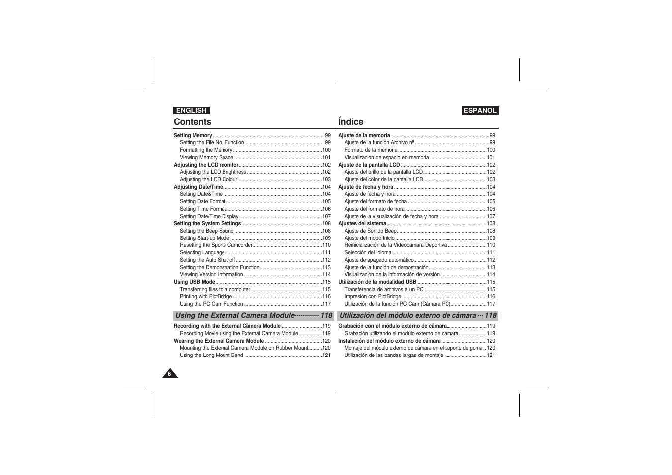 Samsung VP-X210L User Manual | Page 6 / 145