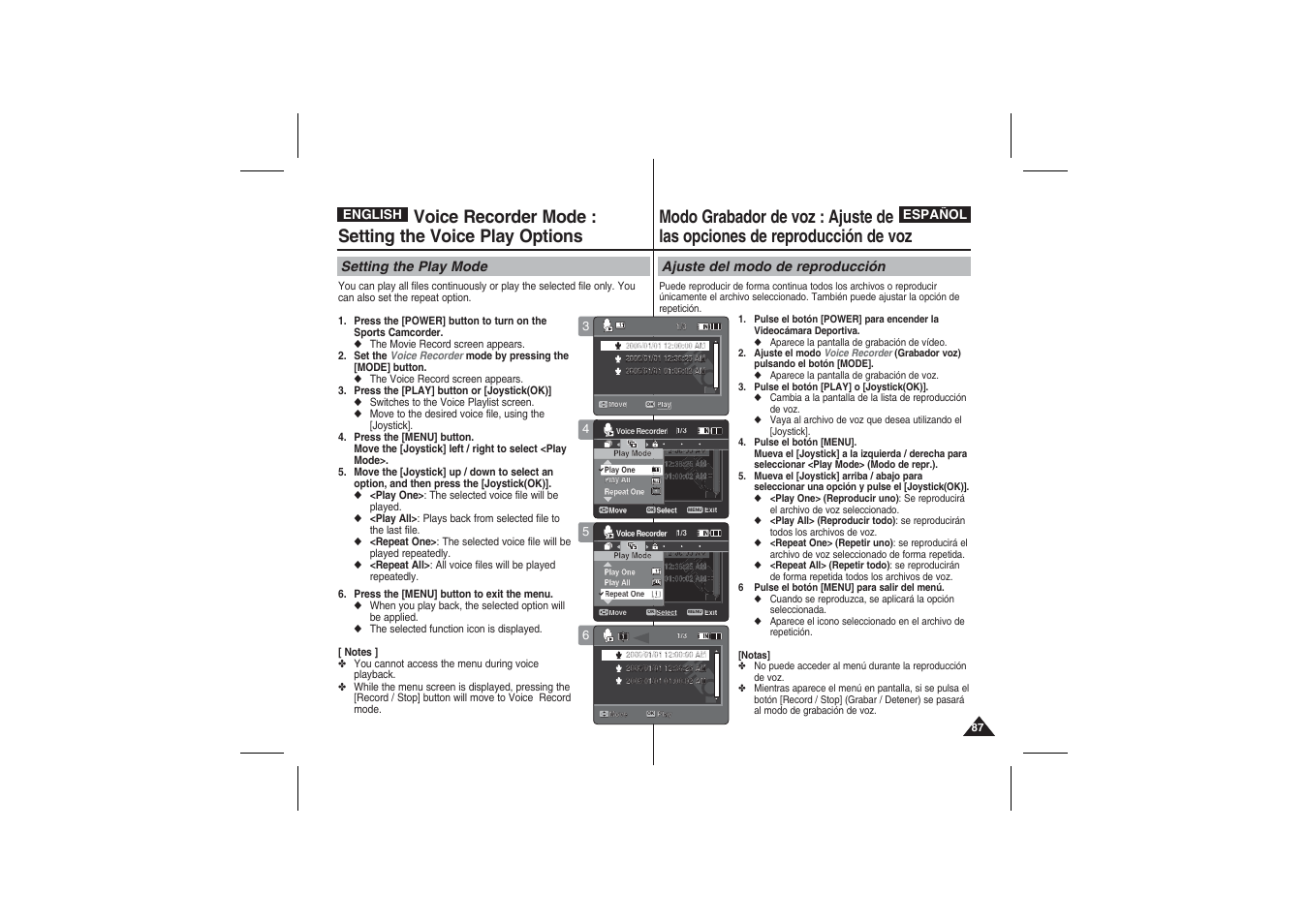 Samsung VP-X210L User Manual | Page 87 / 145