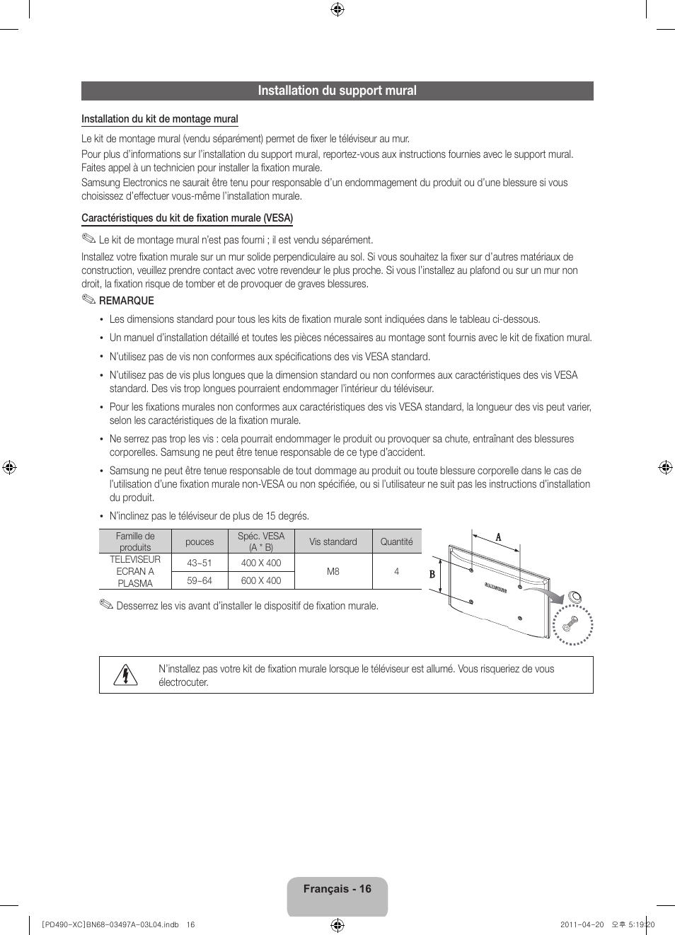 Samsung PS51D490A1W User Manual | Page 34 / 74