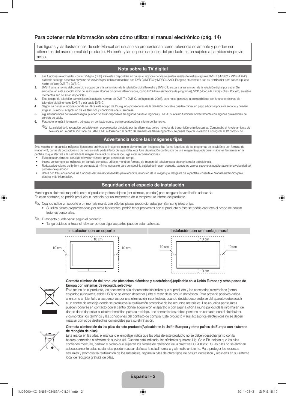 Samsung UE37D6000TW User Manual | Page 46 / 86