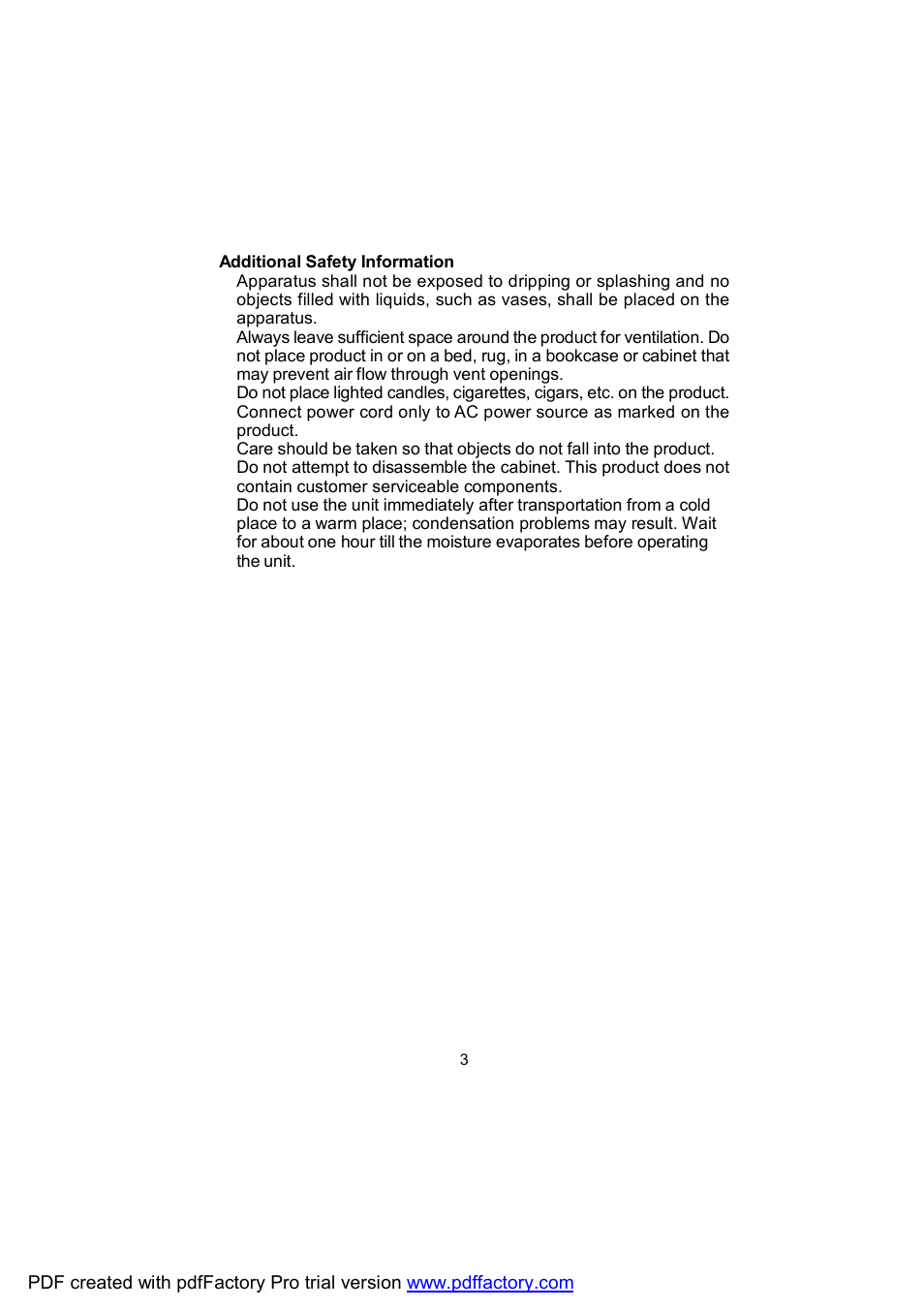 Audiovox DPF702 User Manual | Page 3 / 20