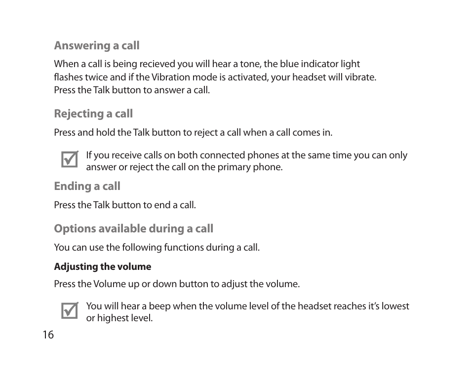 Samsung HM5000 User Manual | Page 18 / 77