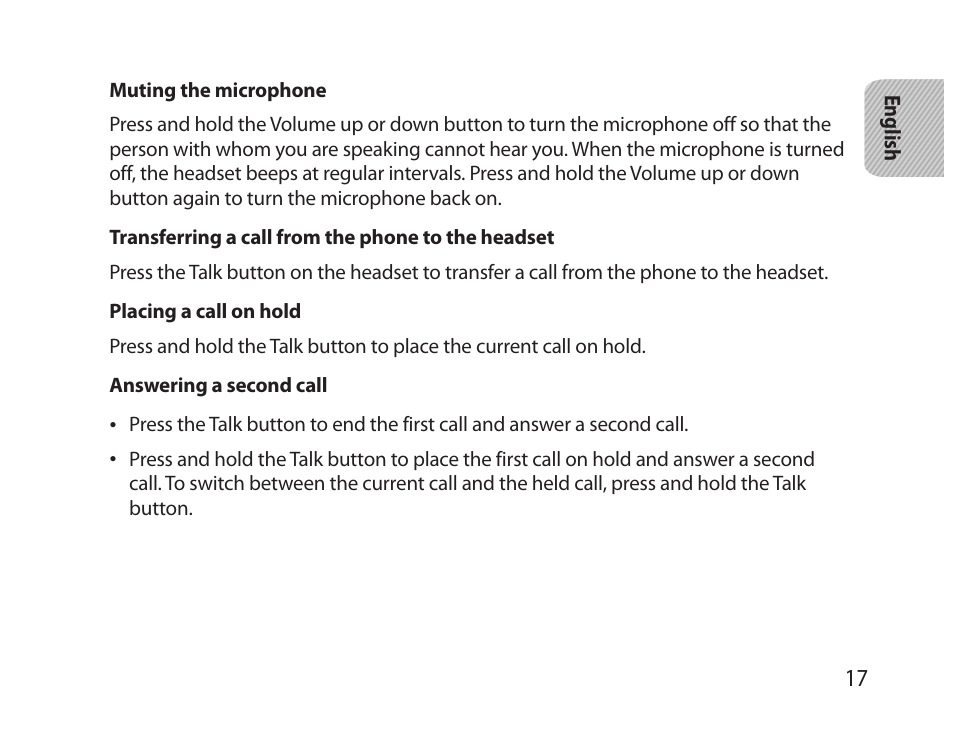 Samsung HM5000 User Manual | Page 19 / 77