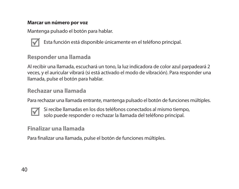 Samsung HM5000 User Manual | Page 42 / 77