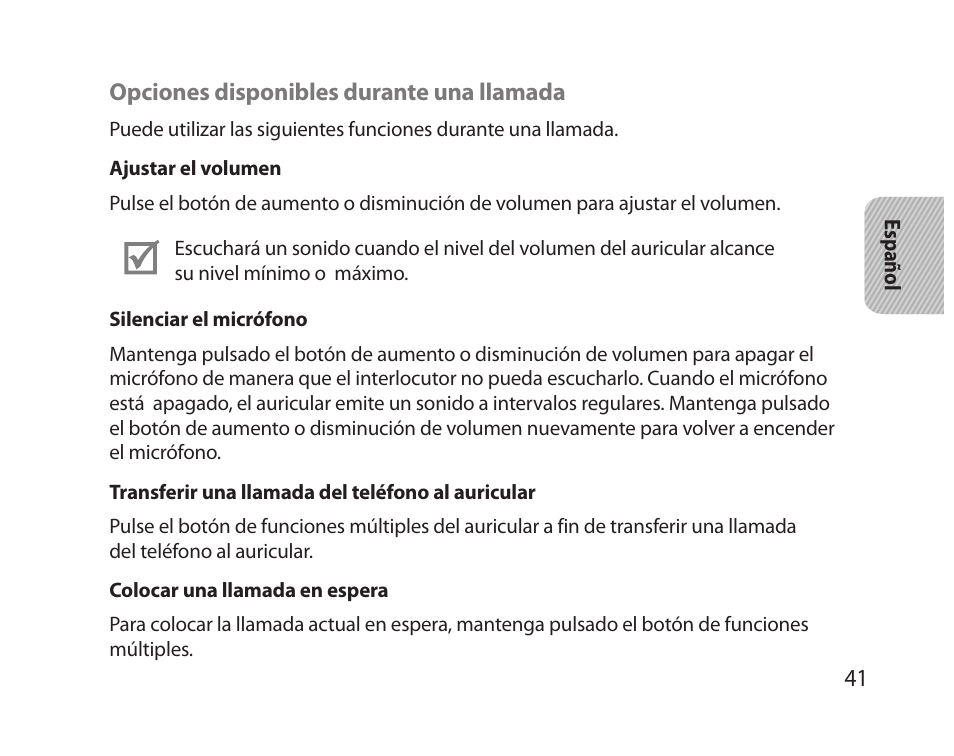 Samsung HM5000 User Manual | Page 43 / 77