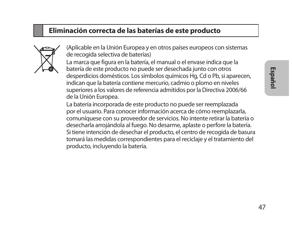 Samsung HM5000 User Manual | Page 49 / 77