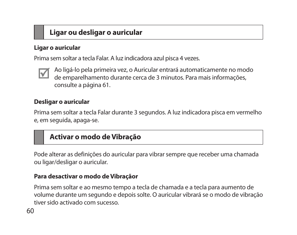 Samsung HM5000 User Manual | Page 62 / 77