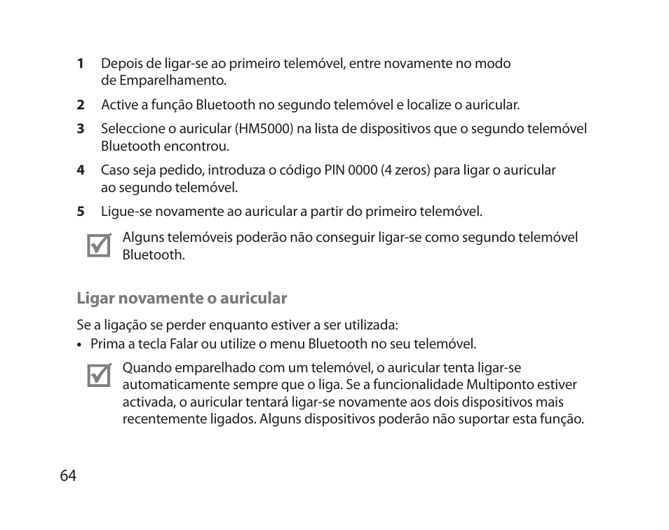 Samsung HM5000 User Manual | Page 66 / 77