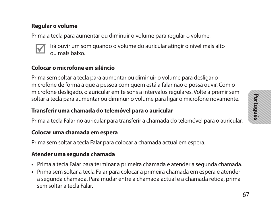 Samsung HM5000 User Manual | Page 69 / 77