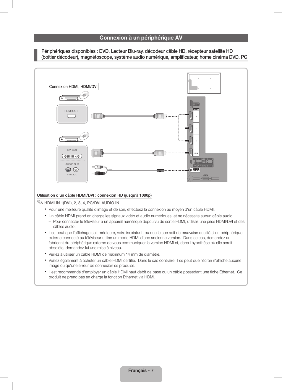 Samsung UE40D5800VW User Manual | Page 25 / 73