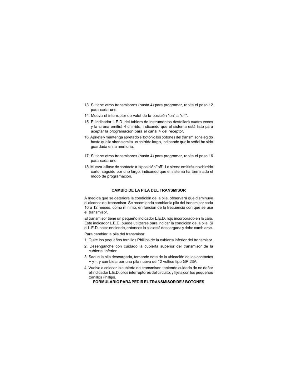 Audiovox APS 95 BT3S User Manual | Page 11 / 12