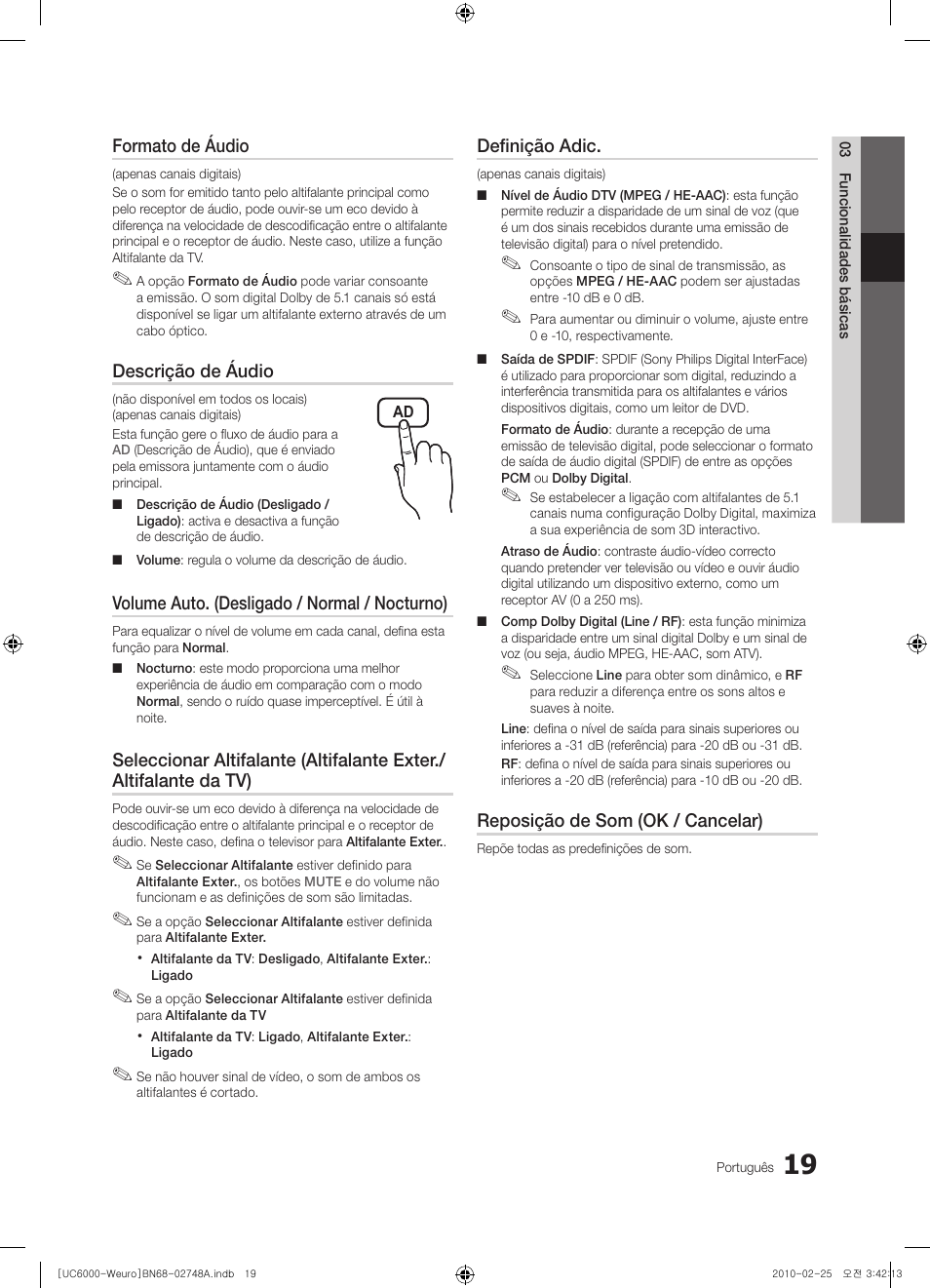 Samsung UE40C6000RW User Manual | Page 181 / 325