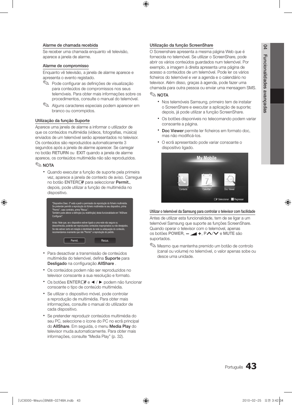 Samsung UE40C6000RW User Manual | Page 205 / 325