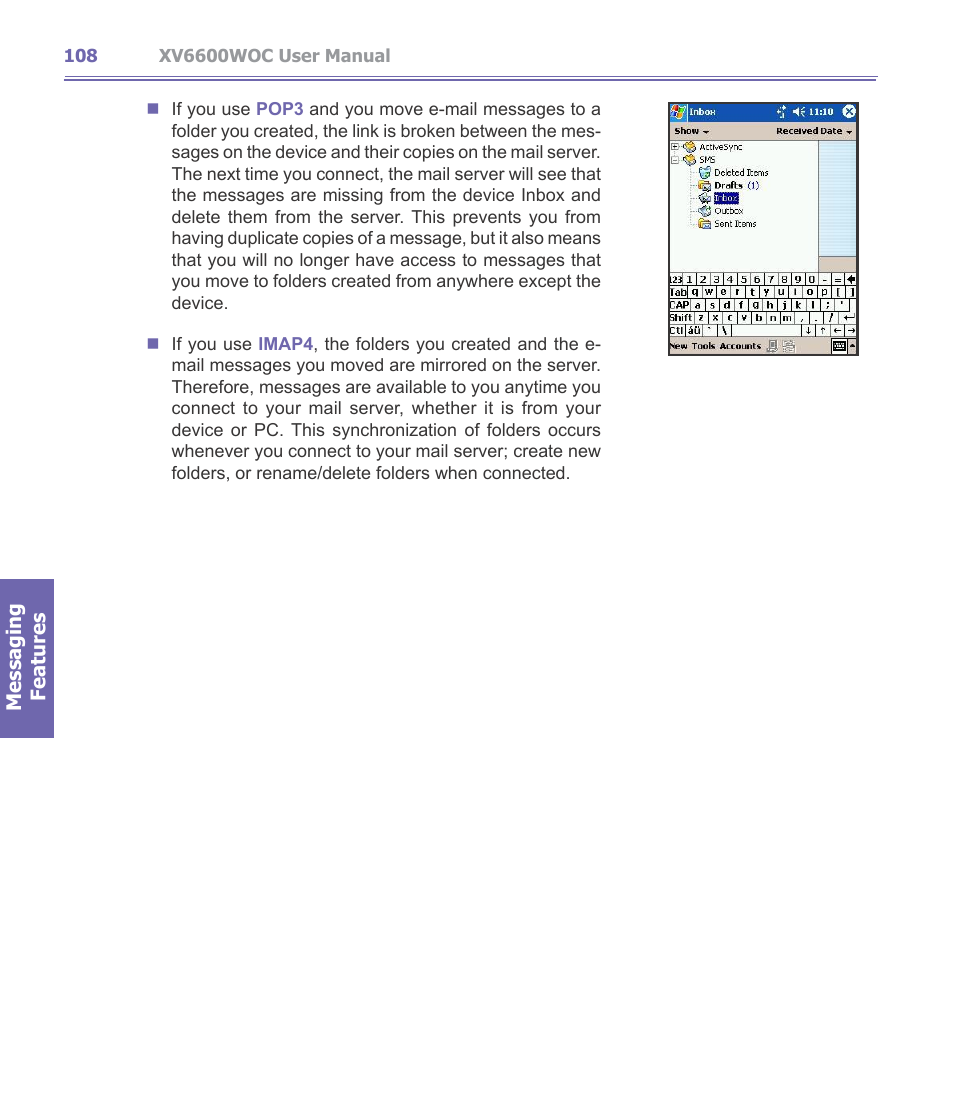 Verizon Wireless XV6600WOC User Manual | Page 108 / 158