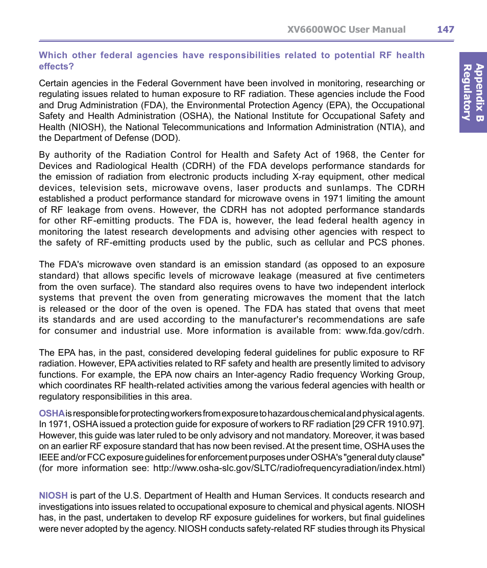 Verizon Wireless XV6600WOC User Manual | Page 147 / 158