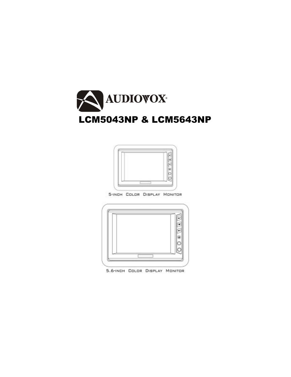 Audiovox LCM5043NP User Manual | 20 pages