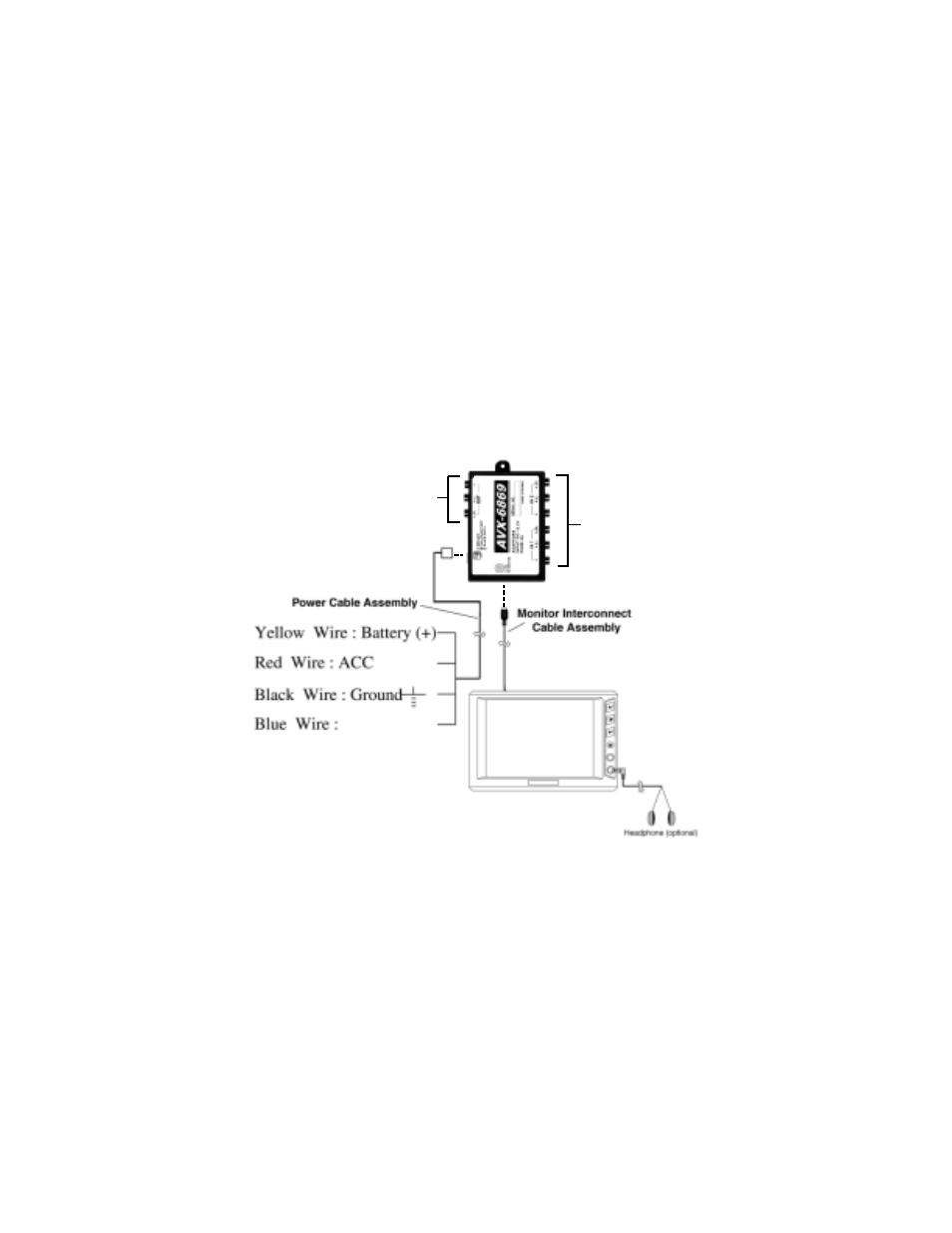 Electrical connection, Wiring diagram) | Audiovox LCM5043NP User Manual | Page 11 / 20