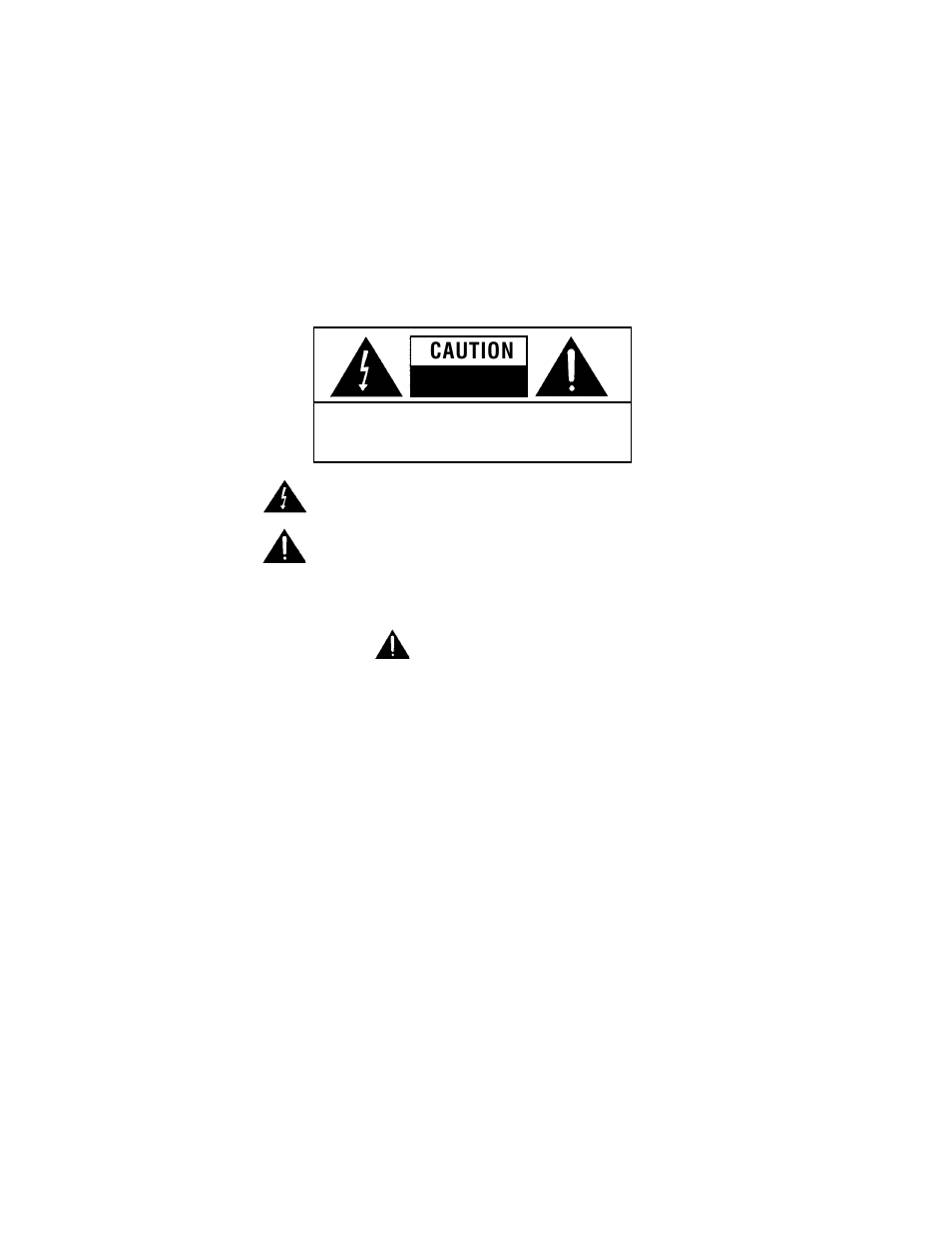 Explanation of graphic symbols warning, Caution | Audiovox LCM5043NP User Manual | Page 2 / 20