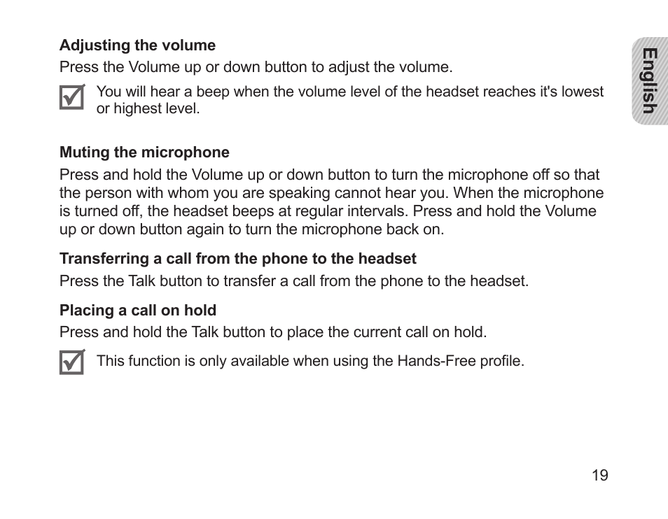 Samsung HM1700 User Manual | Page 21 / 84
