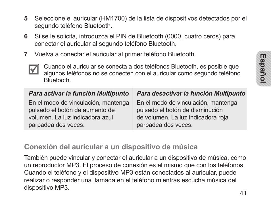 Samsung HM1700 User Manual | Page 43 / 84