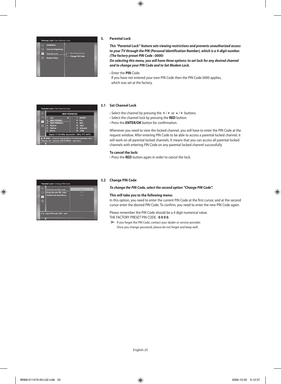 Samsung LE32S66BD User Manual | Page 27 / 81