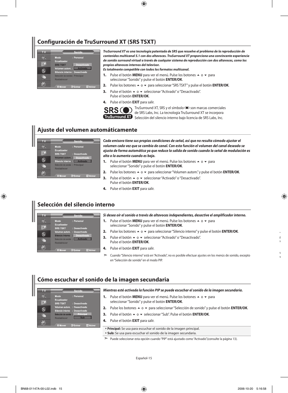 Samsung LE32S66BD User Manual | Page 56 / 81